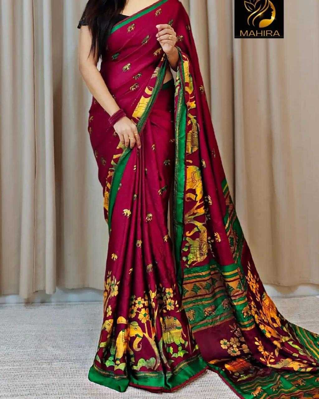 YNF SOFT CURSH JHT PATOLA PALLU SAREES WHOLESALE SOFT SILK POCHAMPALLY PATOLA SAREES MANUFACTURER